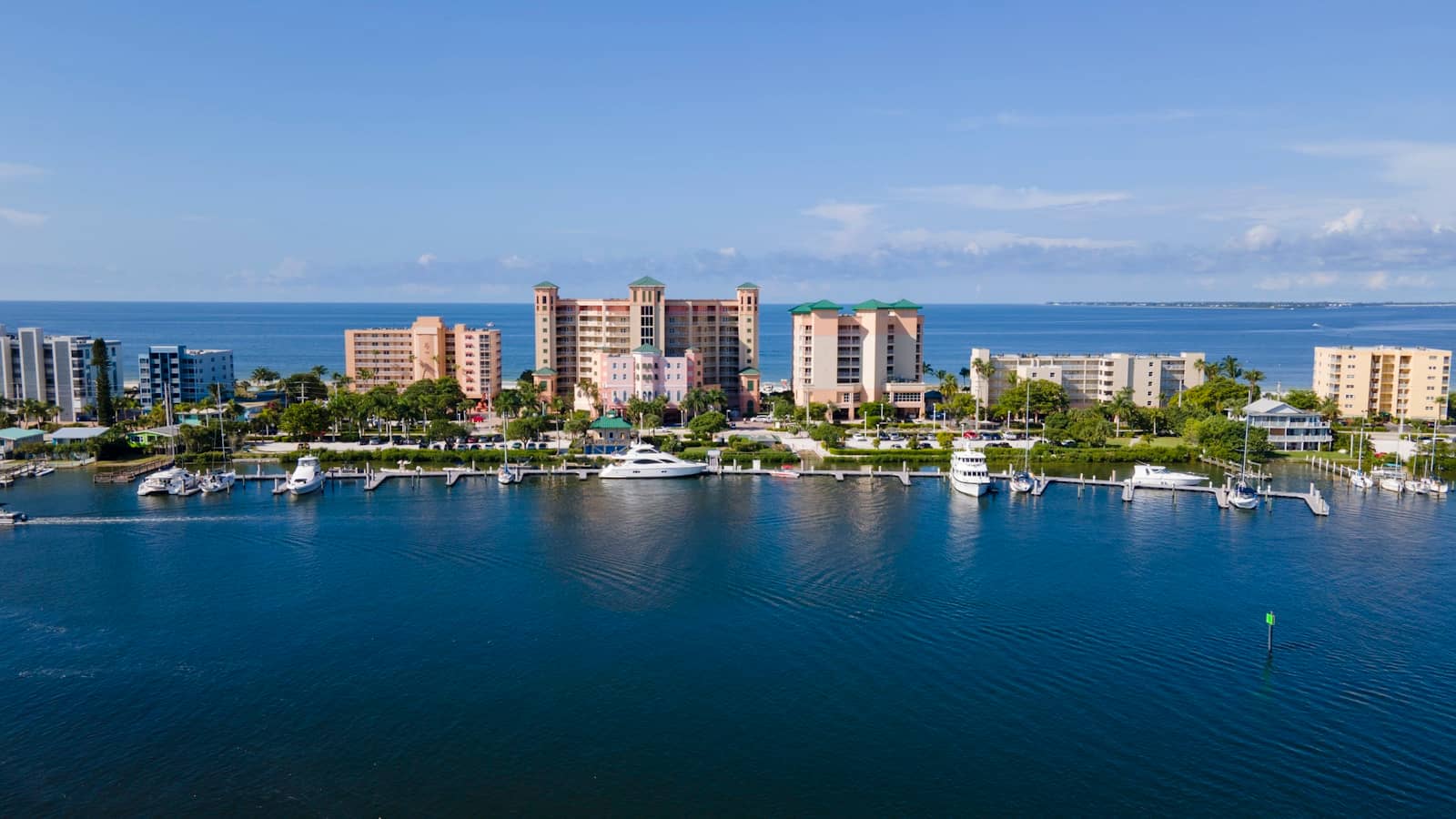 Aerial view of Fort Myers, FL