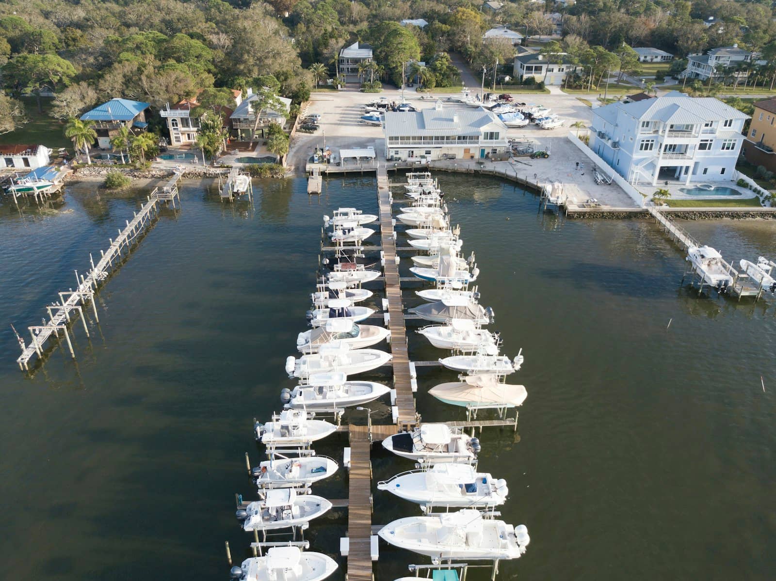 Aerial view of Punta Gorda, FL