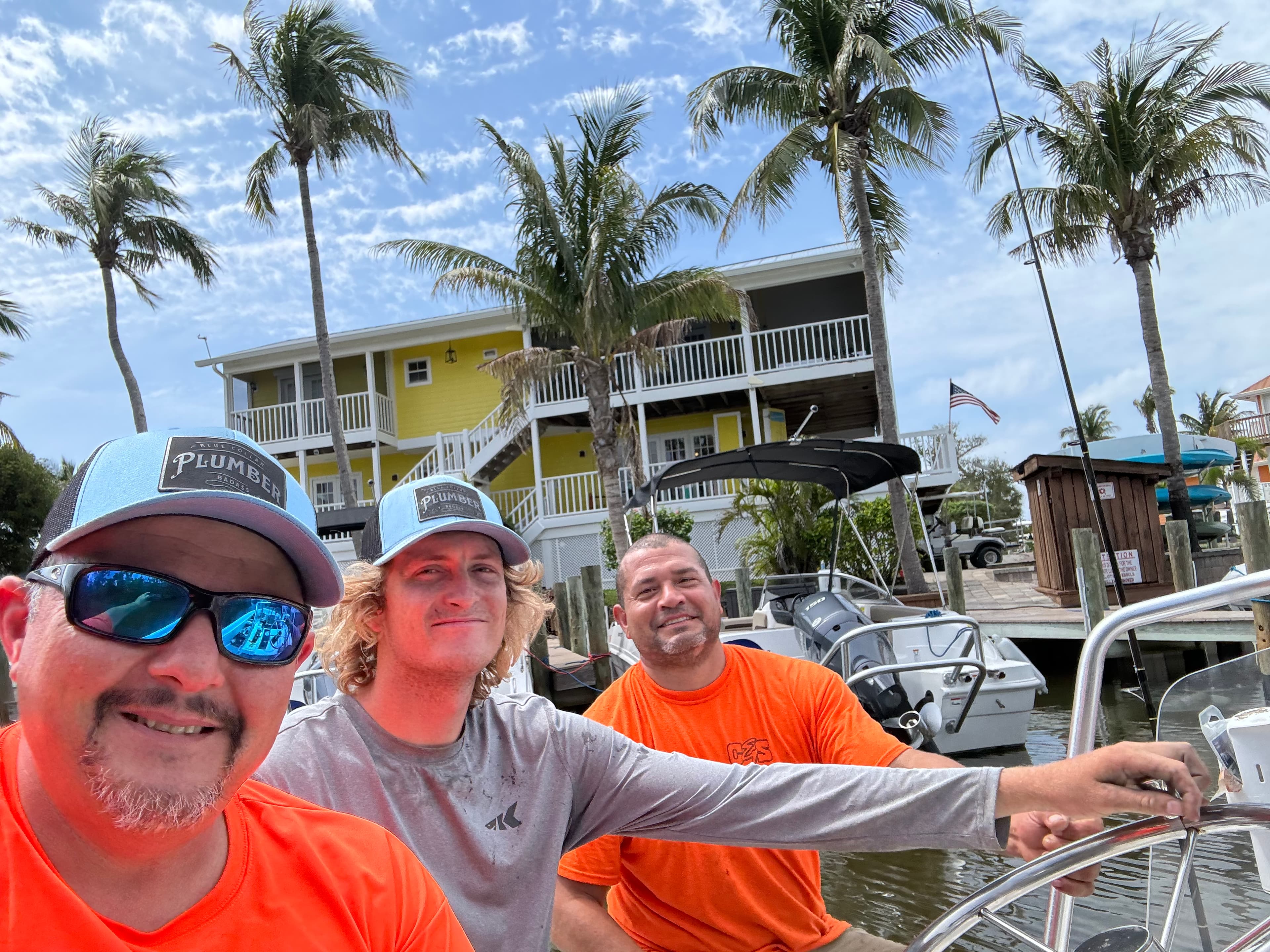 The C&S Plumbing crew