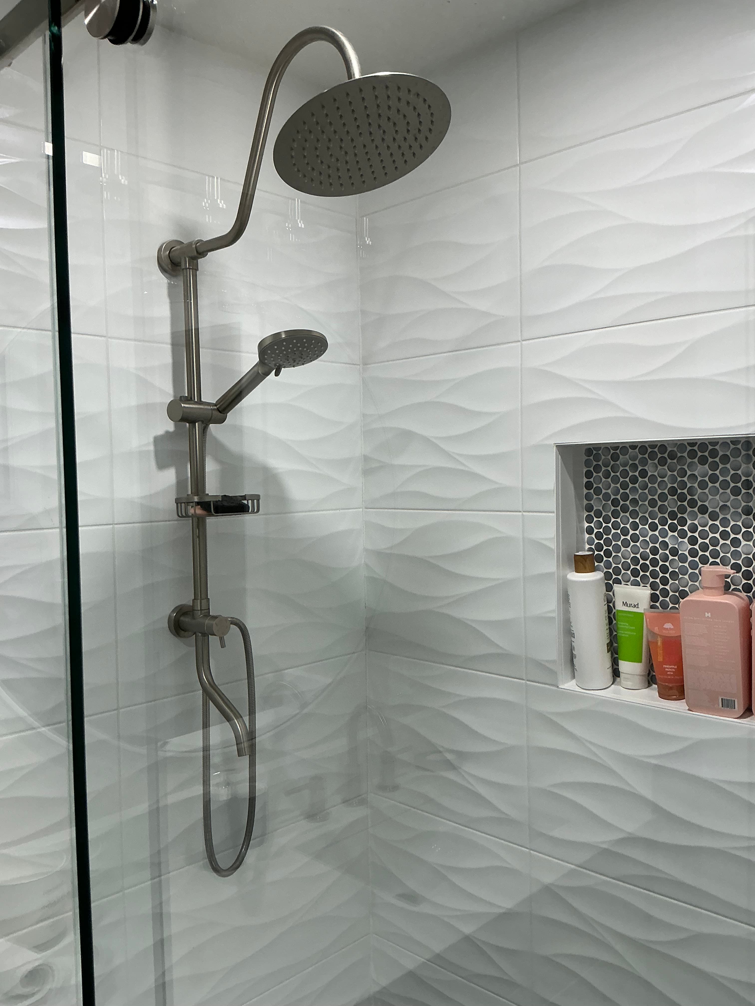 Dual shower head installation