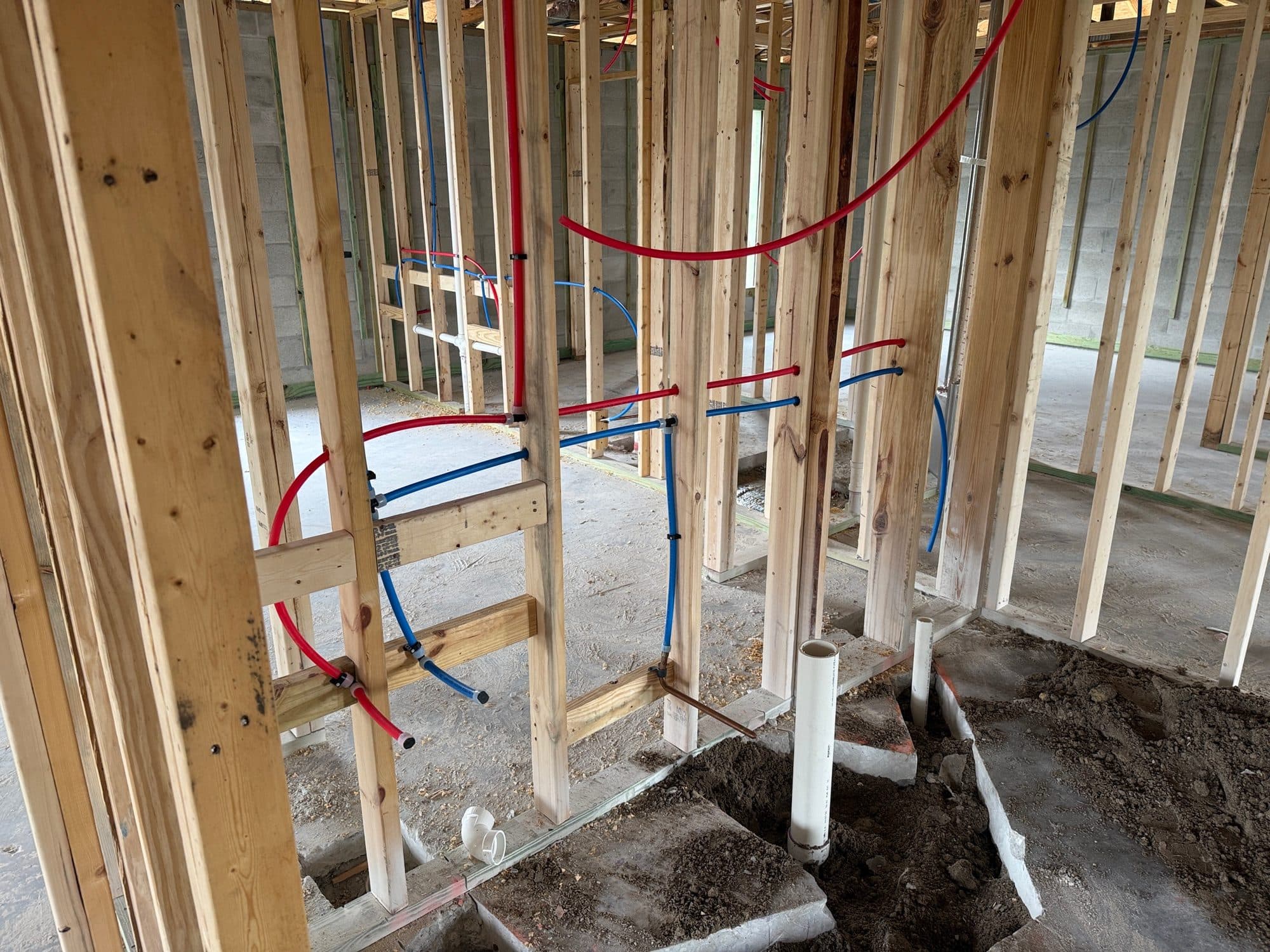 1026 Halby Ave Lehigh Acres second rough plumbing 2