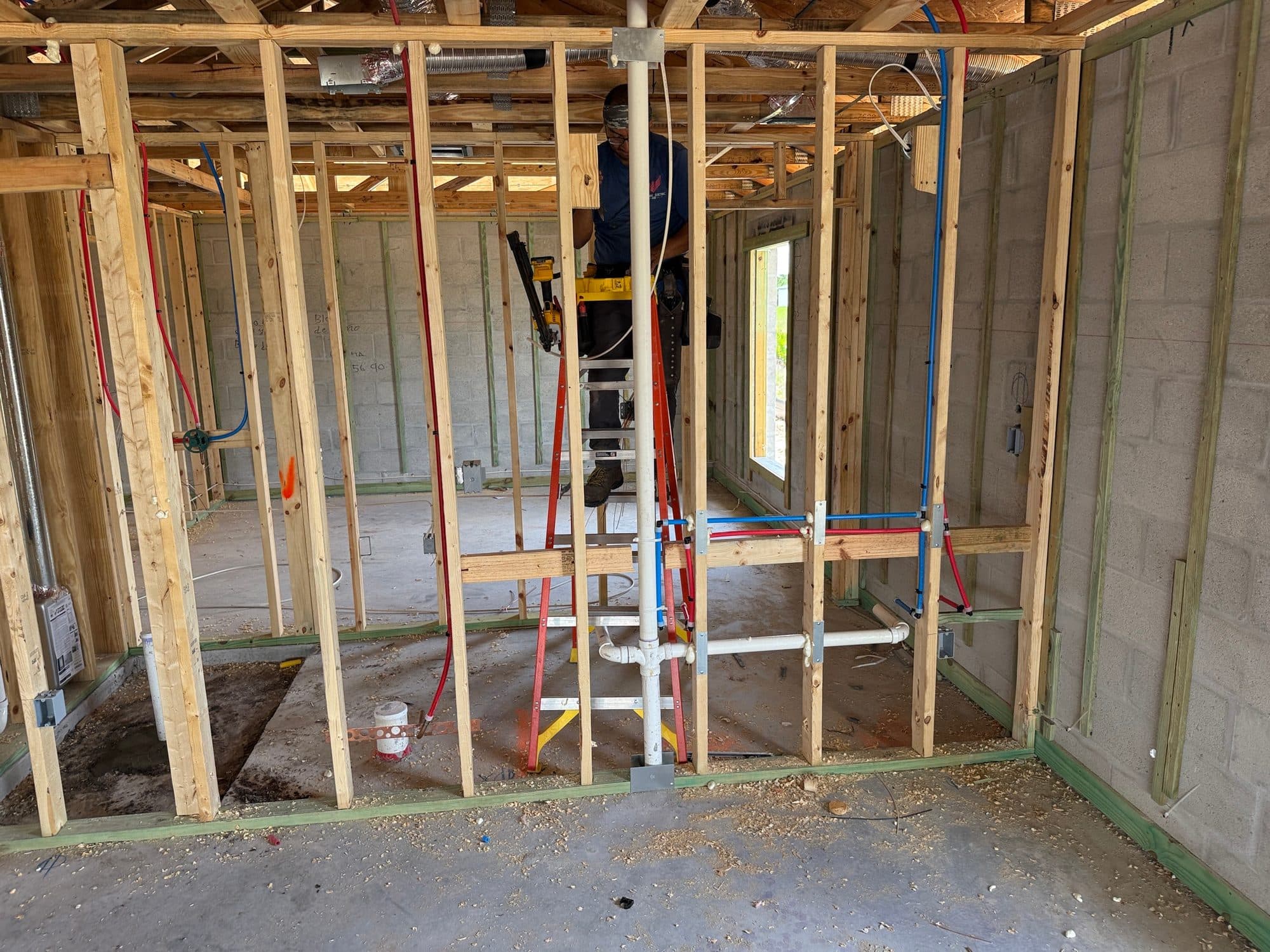 1119 Harvest Ave Lehigh Acres second rough plumbing 11