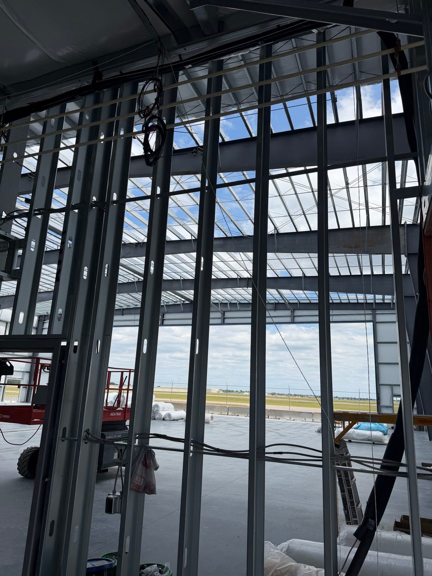 Hangar 97 Punta Gorda Airport second rough plumbing 1
