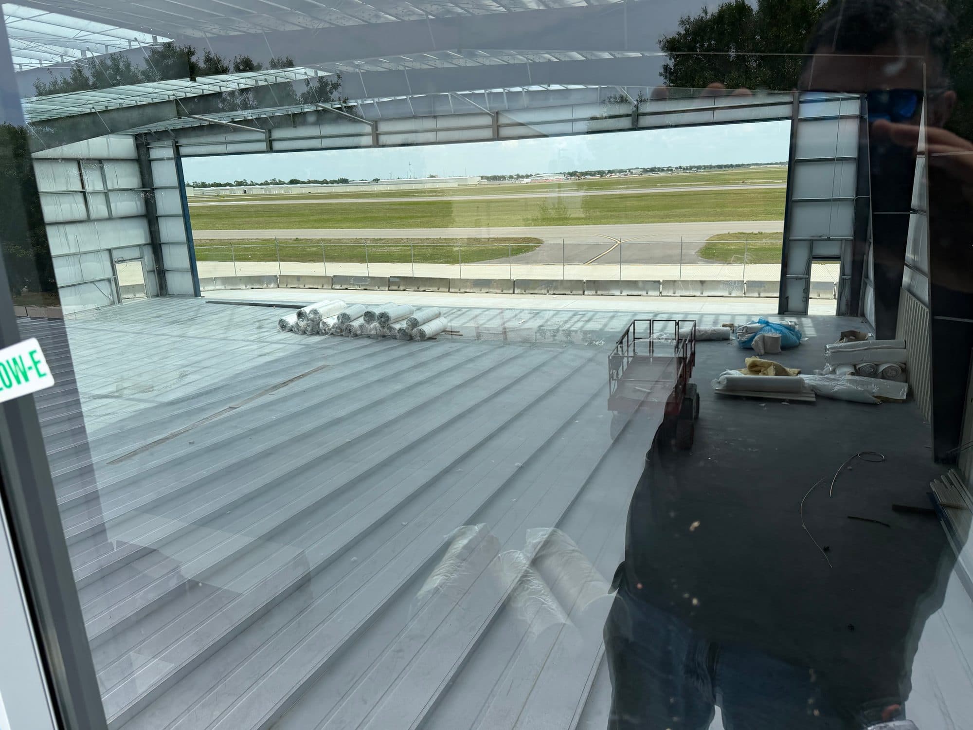 Hangar 97 Punta Gorda Airport second rough plumbing 11