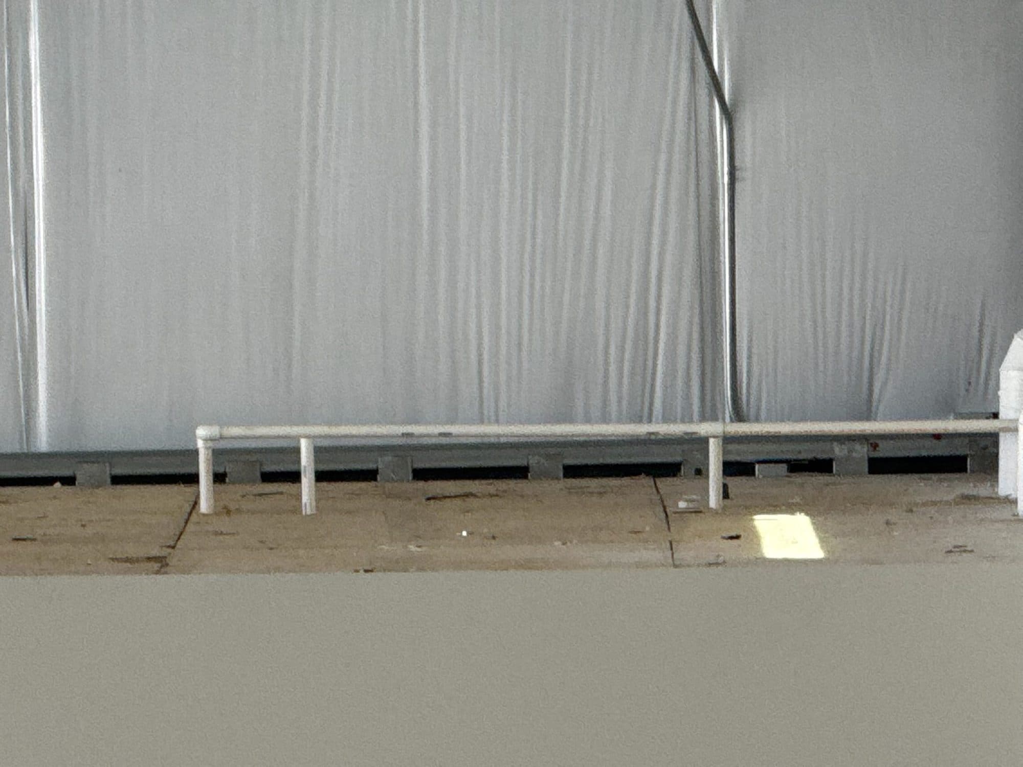 Hangar 97 Punta Gorda Airport second rough plumbing 18