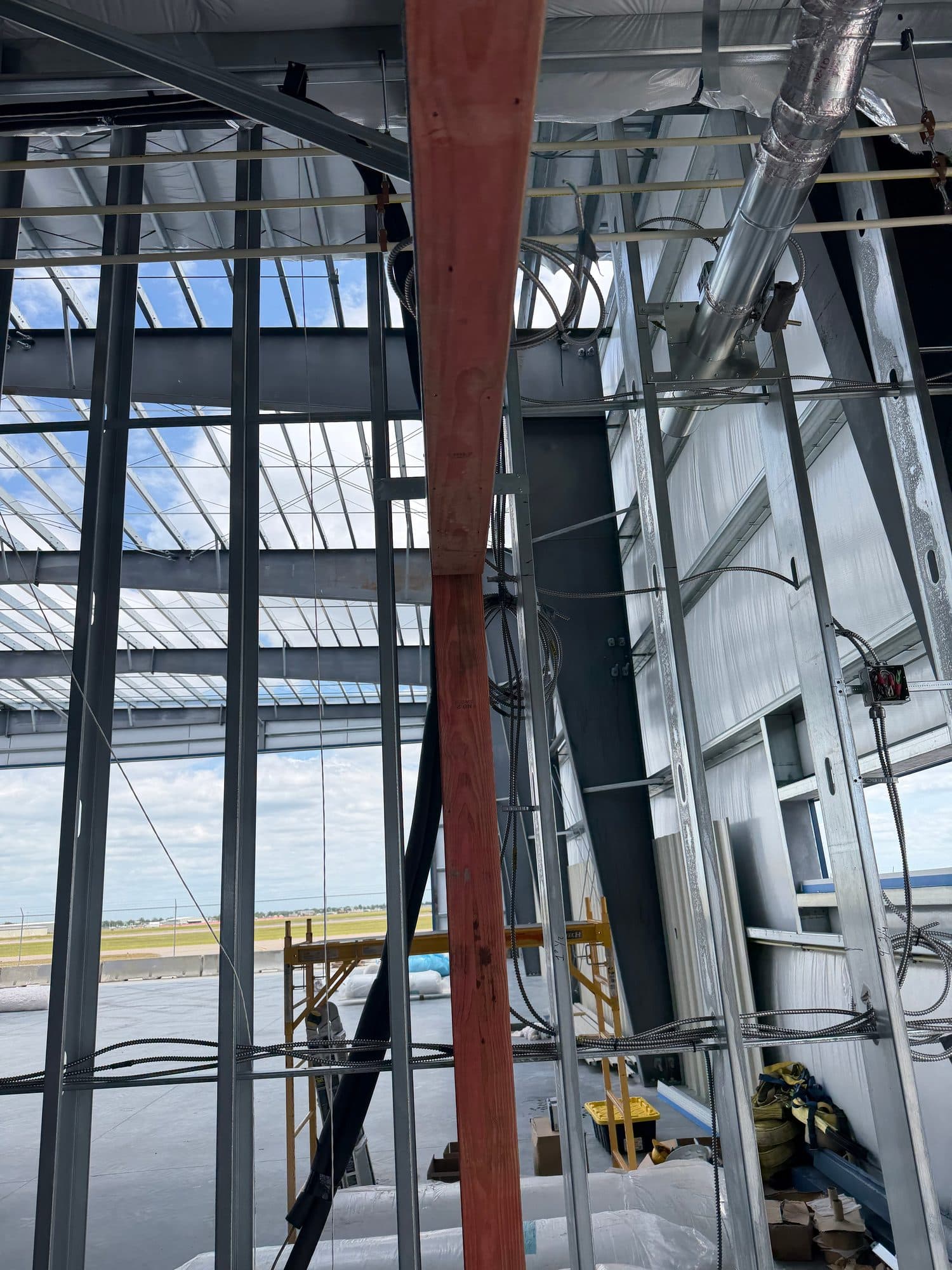 Hangar 97 Punta Gorda Airport second rough plumbing 2