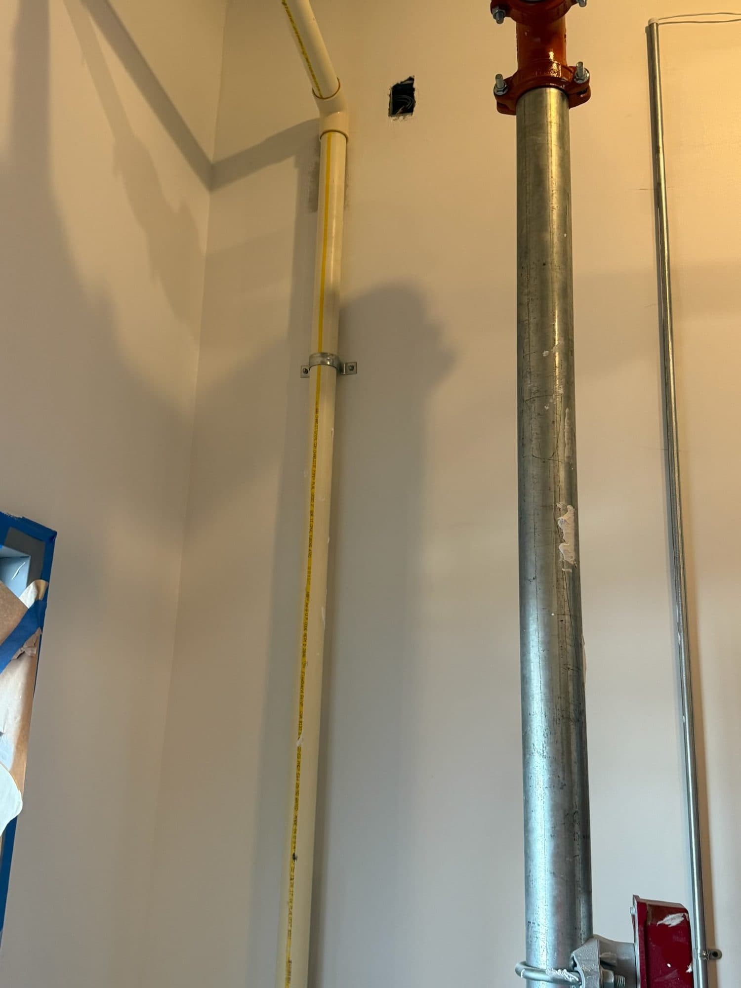 Hangar 97 Punta Gorda Airport second rough plumbing 22