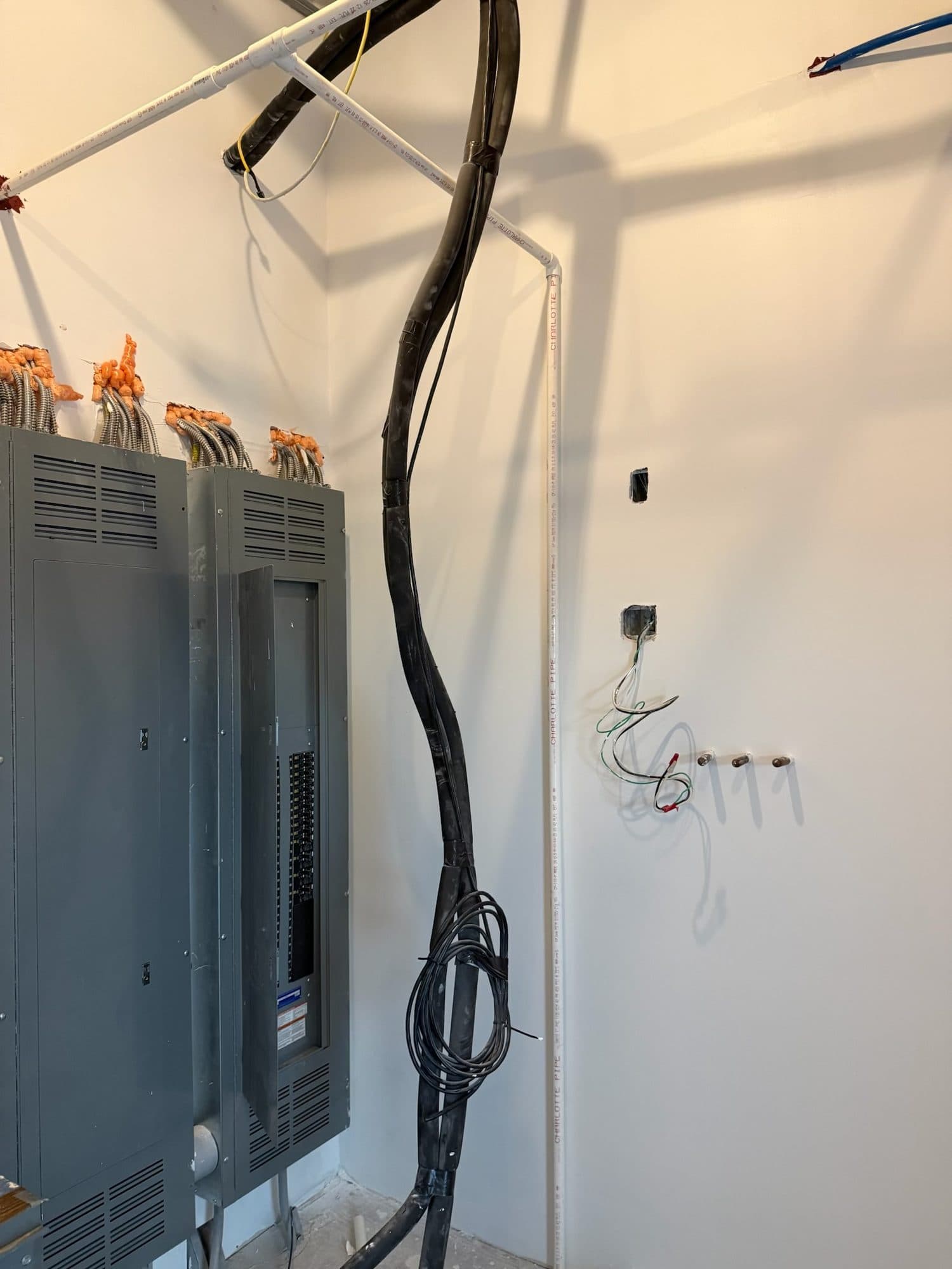 Hangar 97 Punta Gorda Airport second rough plumbing 25