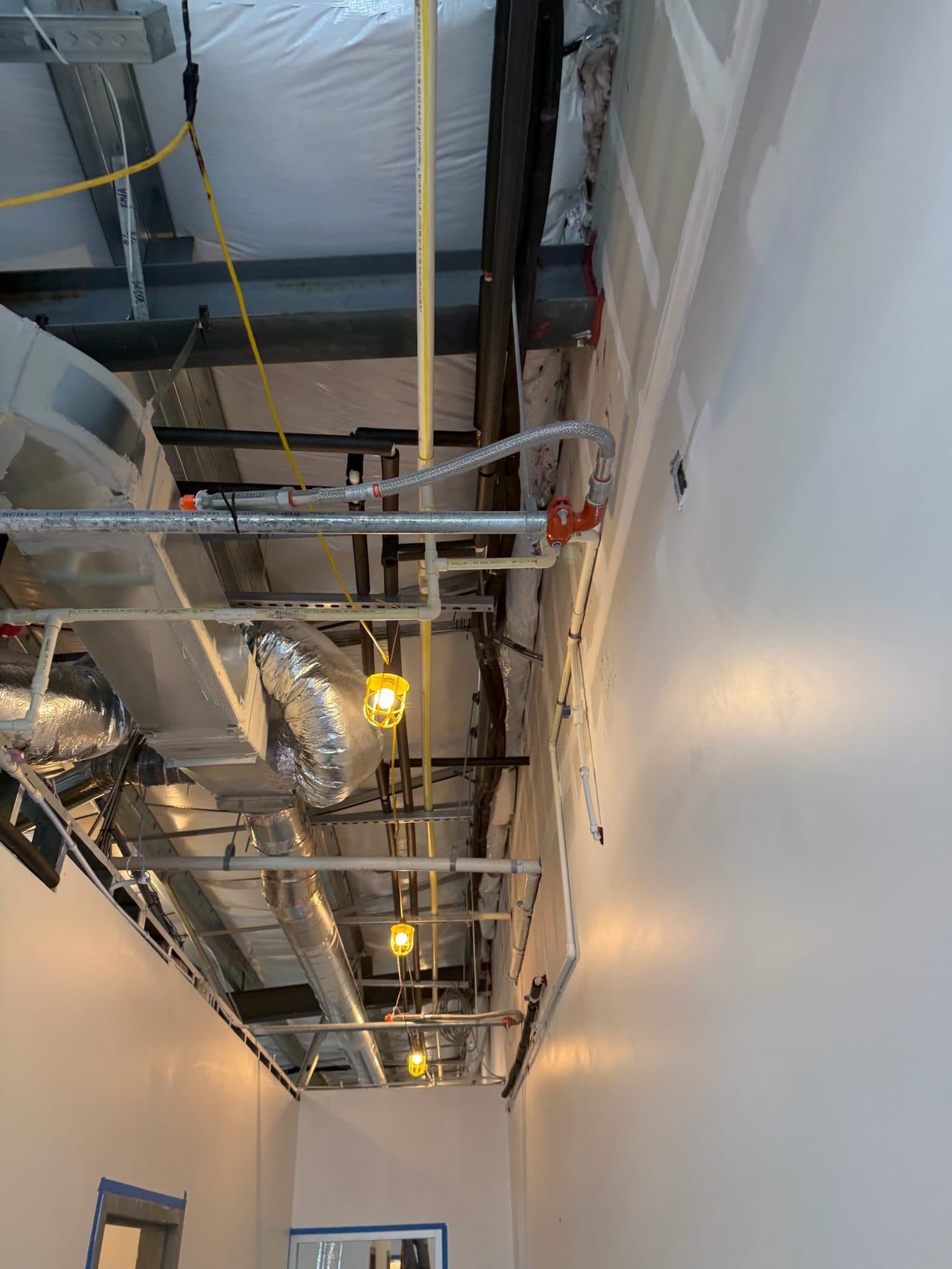 Hangar 97 Punta Gorda Airport second rough plumbing 26