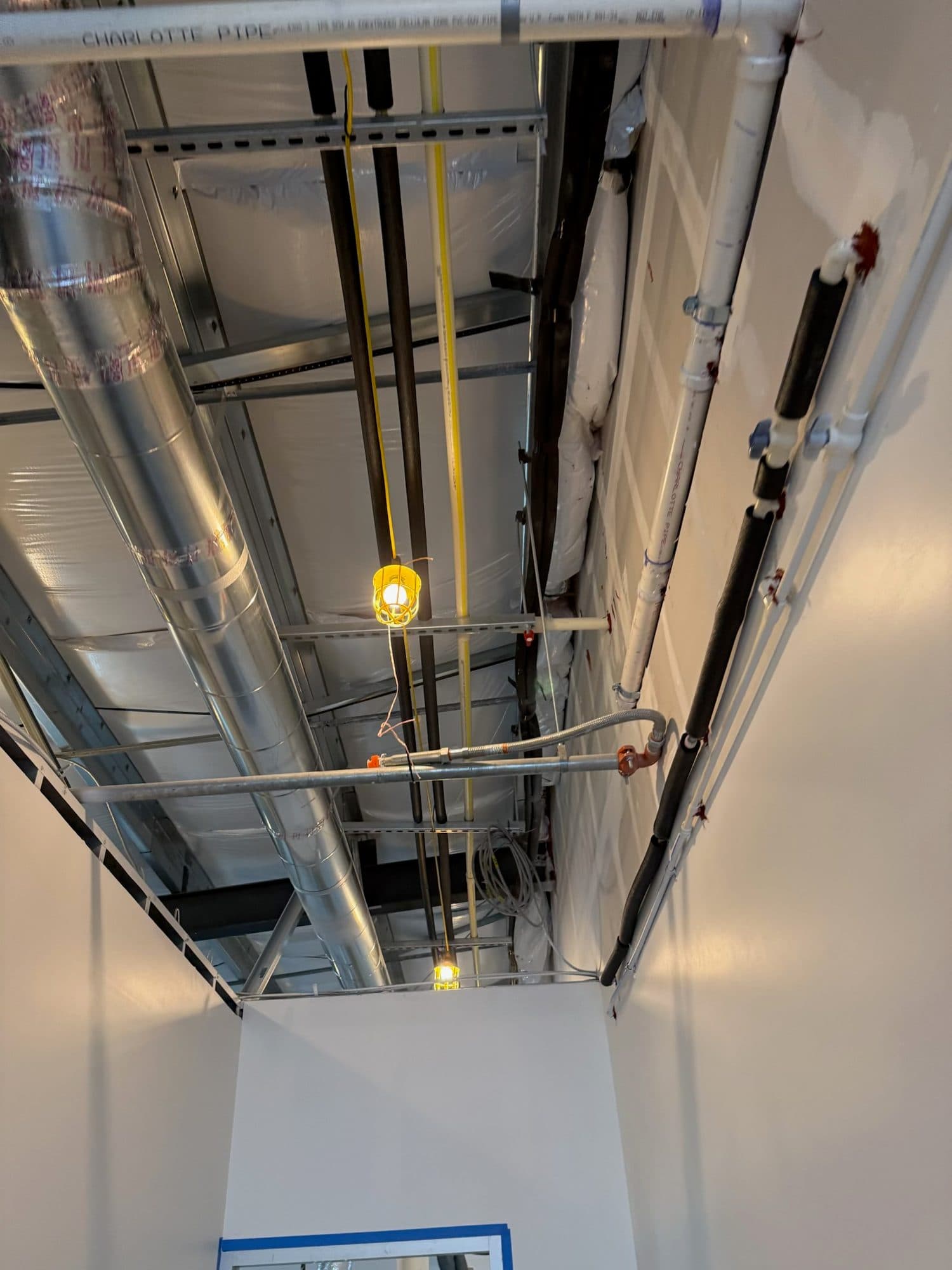Hangar 97 Punta Gorda Airport second rough plumbing 27