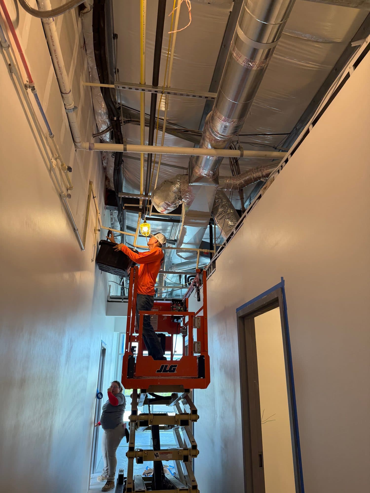 Hangar 97 Punta Gorda Airport second rough plumbing 37