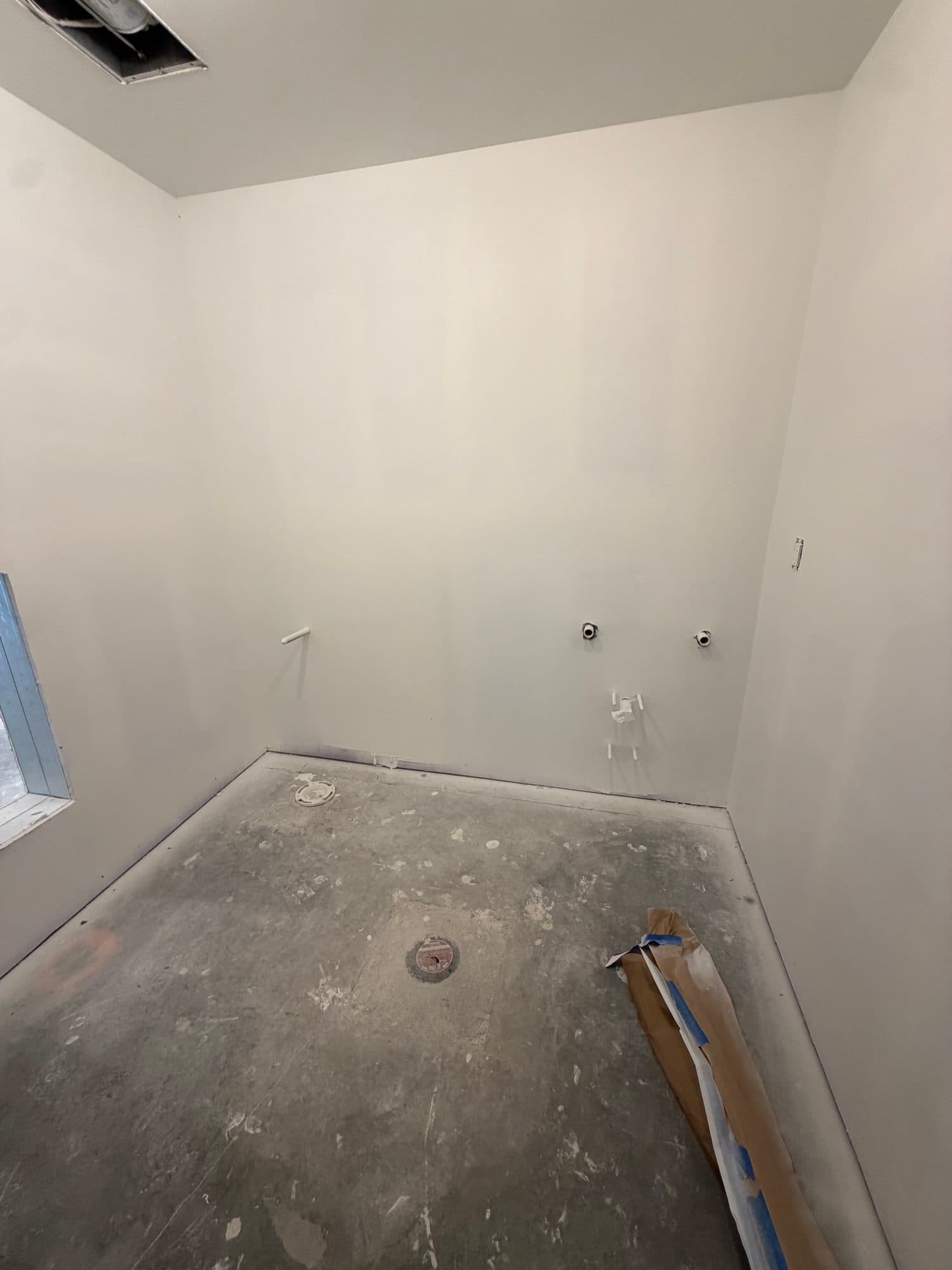 Hangar 97 Punta Gorda Airport second rough plumbing 38