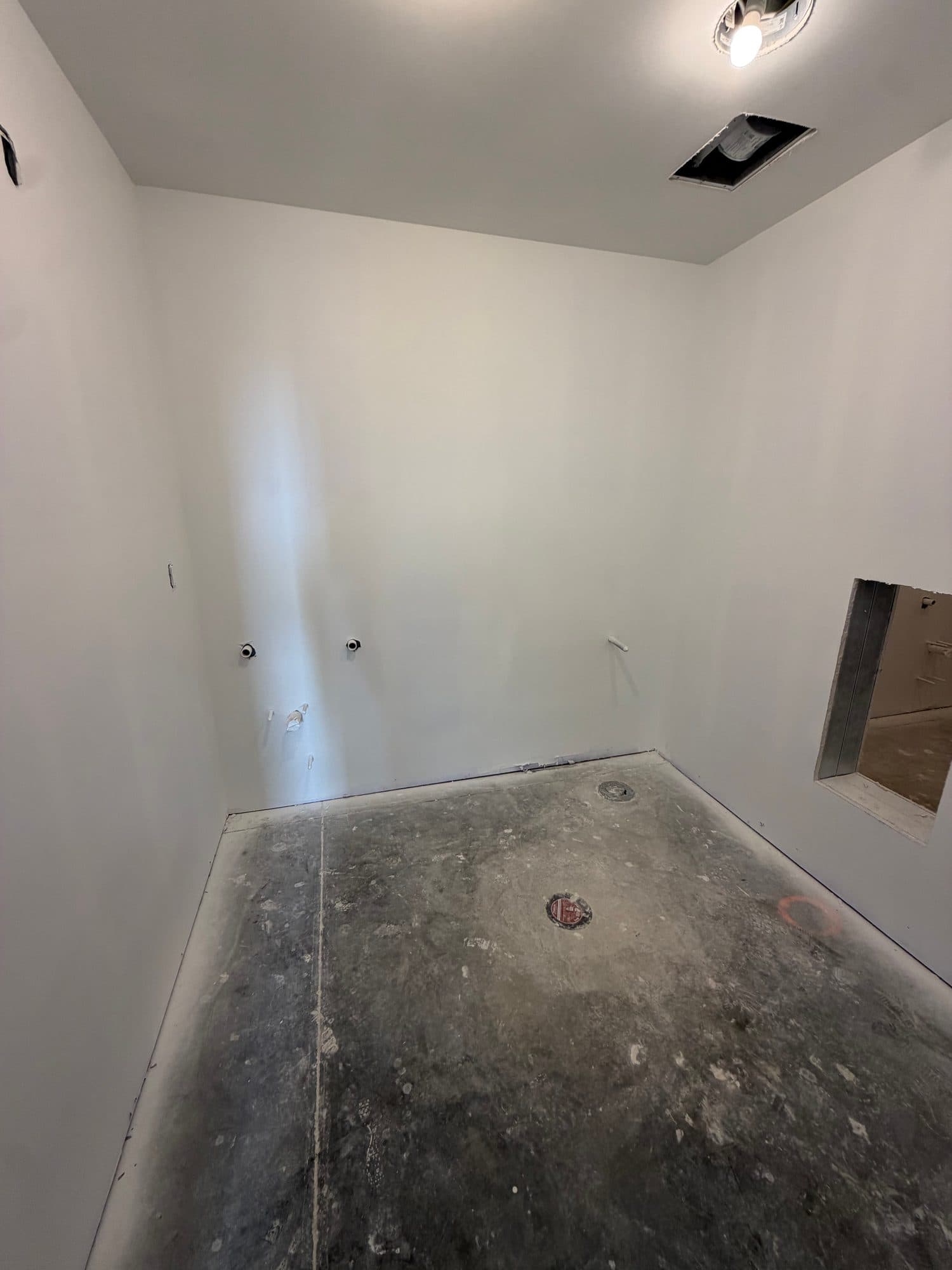 Hangar 97 Punta Gorda Airport second rough plumbing 40