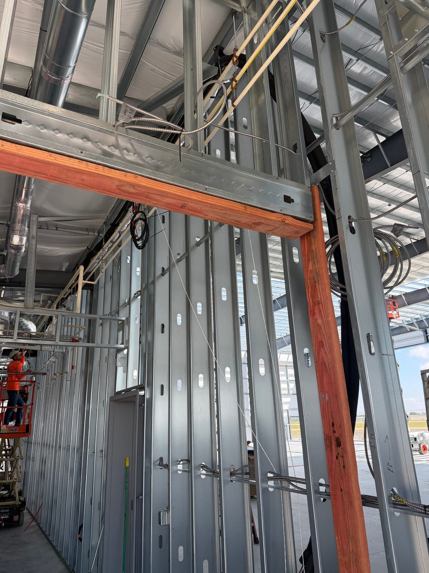 Hangar 97 Punta Gorda Airport second rough plumbing 9