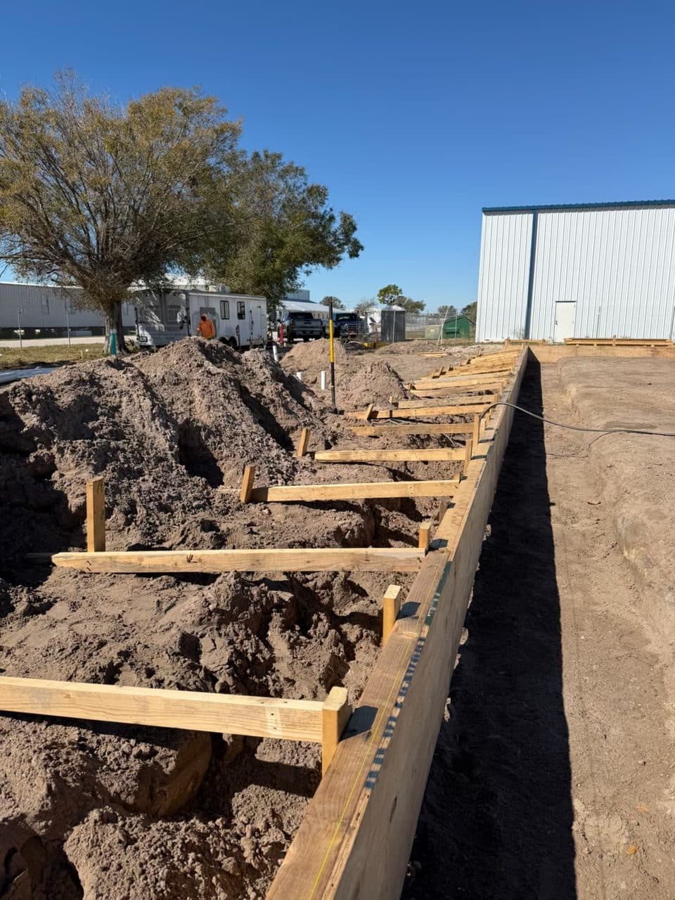 Hangar 97 Punta Gorda Airport underground plumbing 11