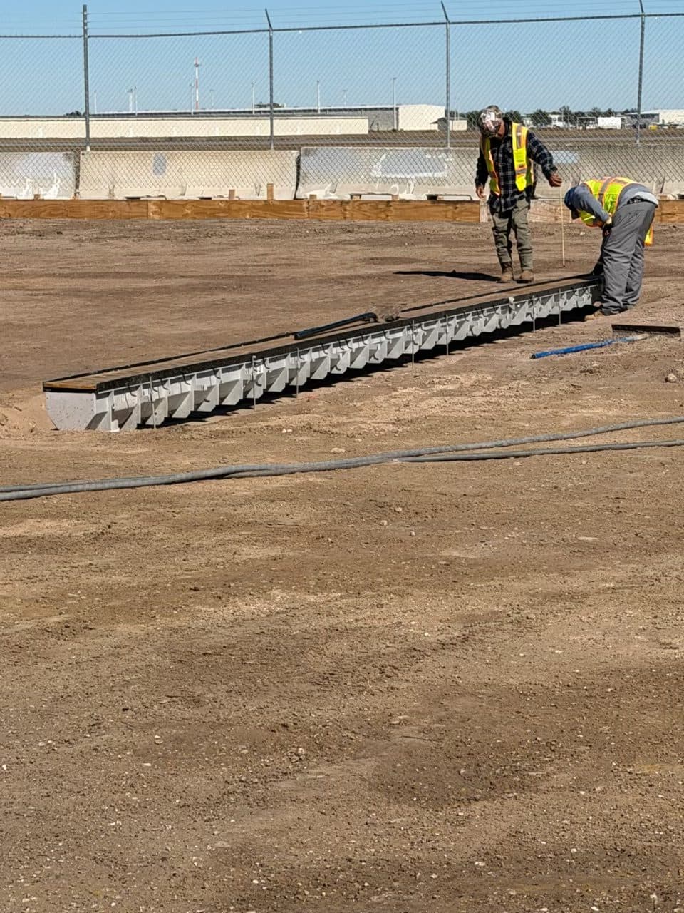 Hangar 97 Punta Gorda Airport underground plumbing 12