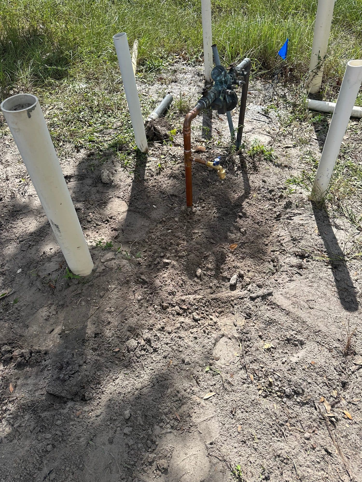 Hangar 97 Punta Gorda Airport underground plumbing 18