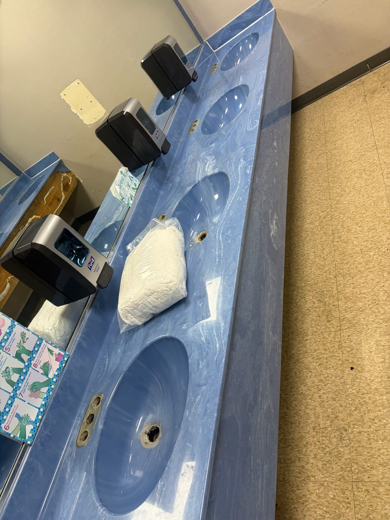 South Florida Christian Academy bathroom remodel demolition 5