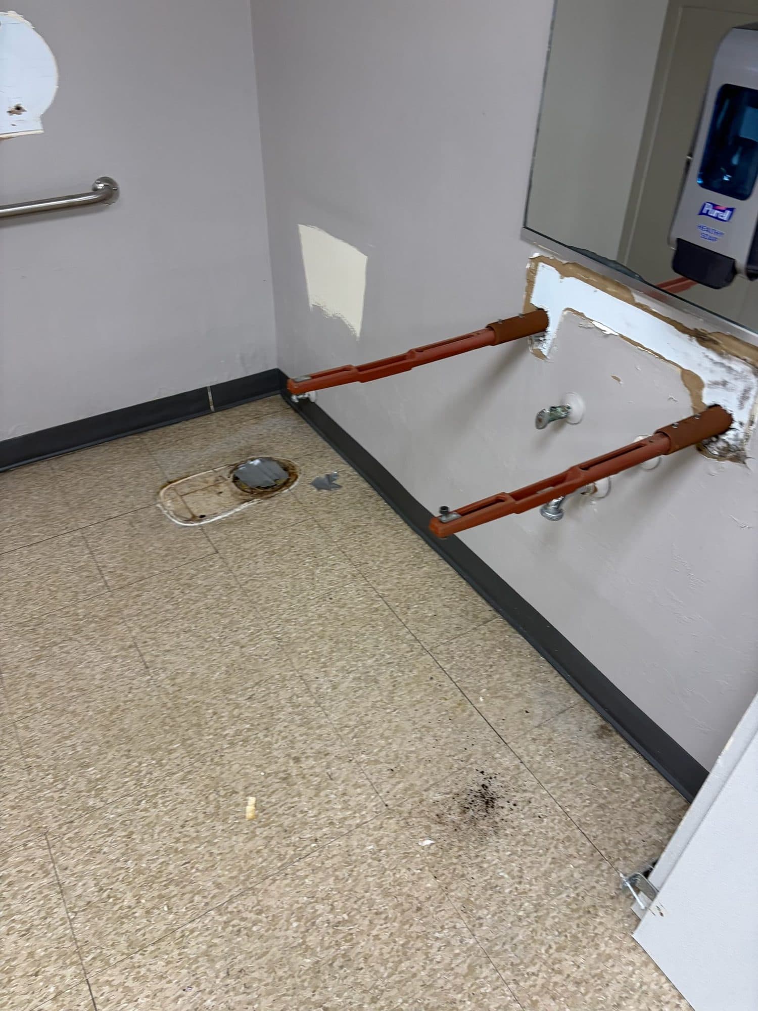 South Florida Christian Academy bathroom remodel demolition 8