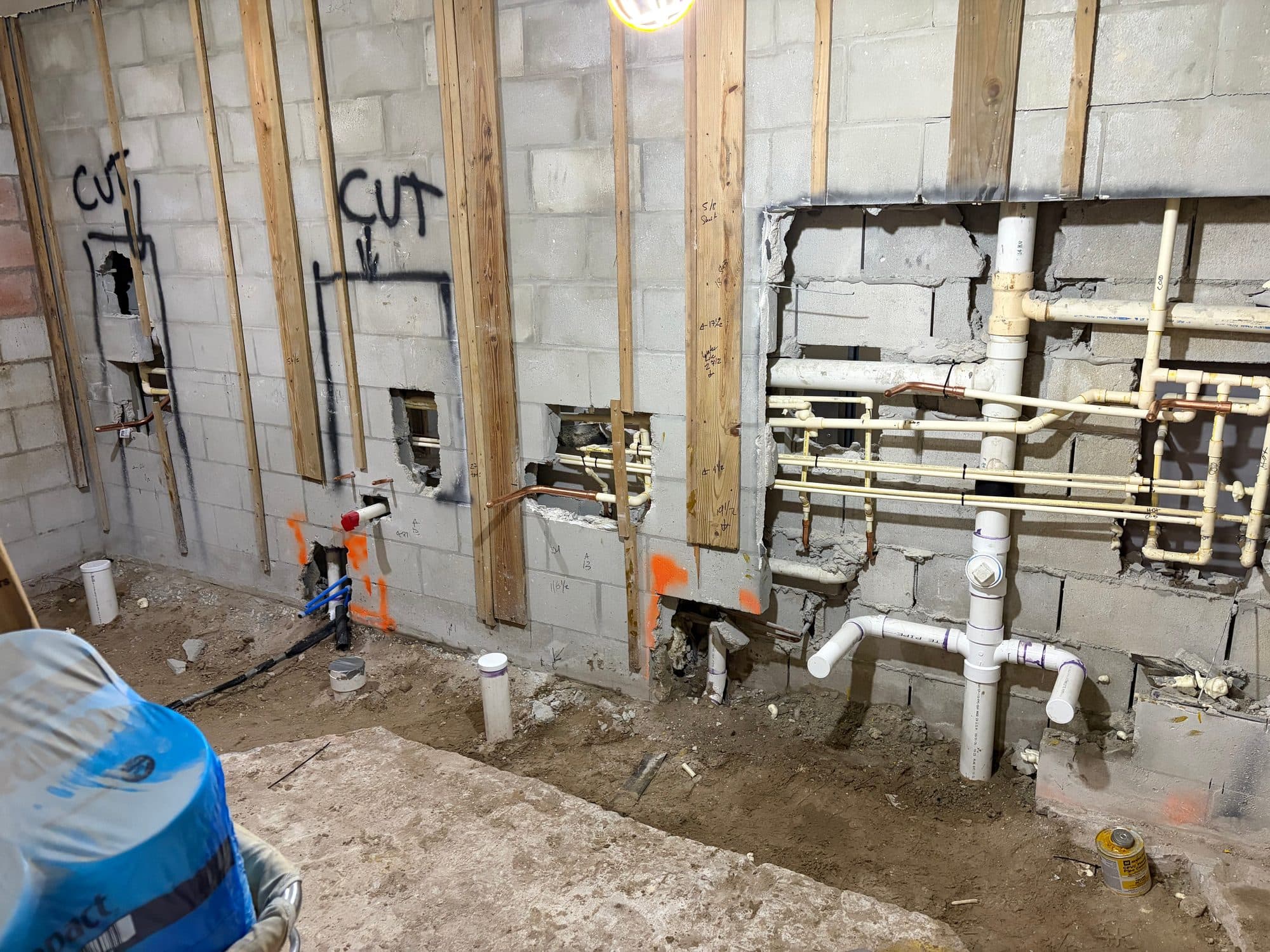 USPS Cape Coral remodel rough-in 6