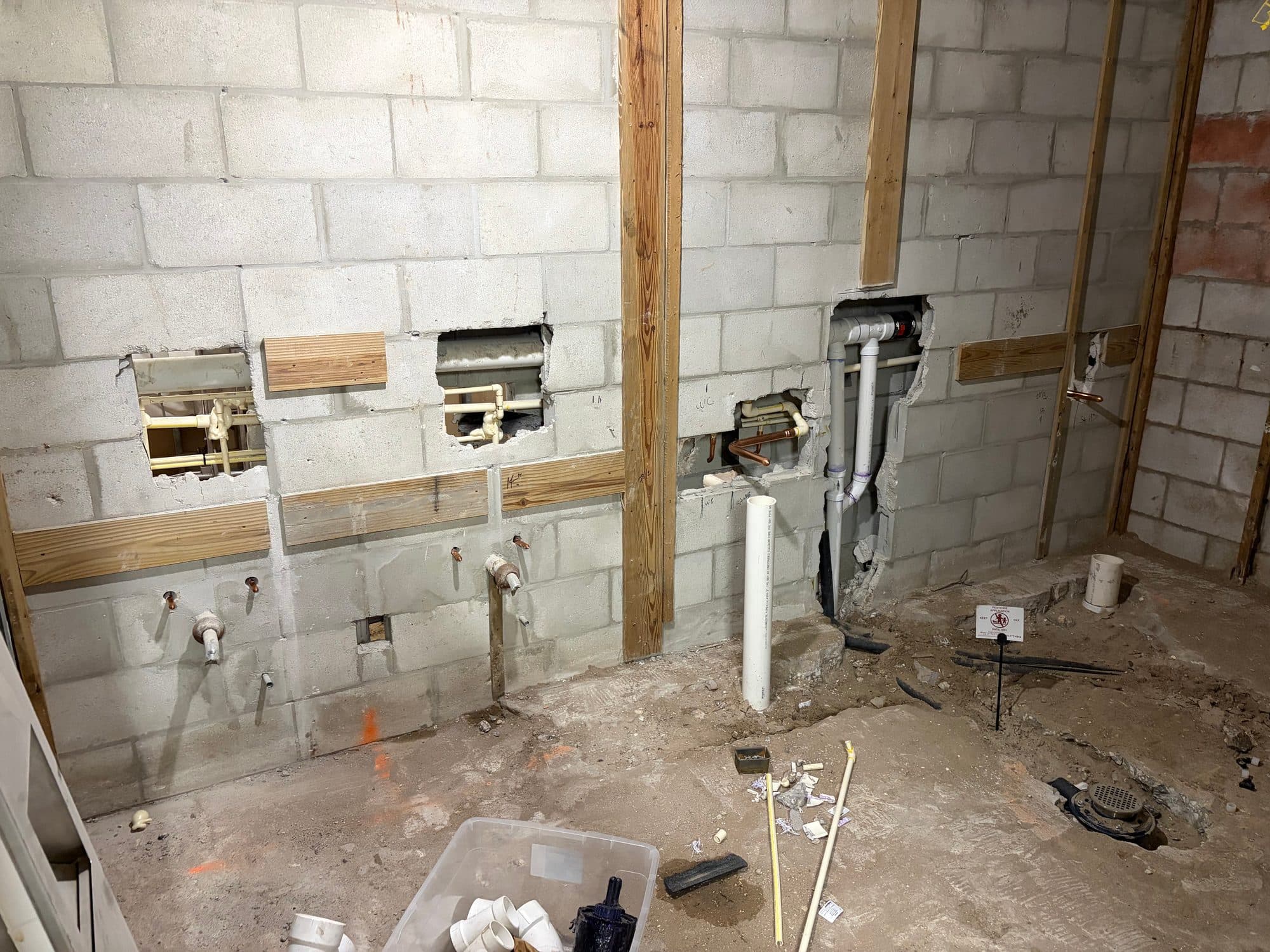 USPS Cape Coral remodel rough-in 7