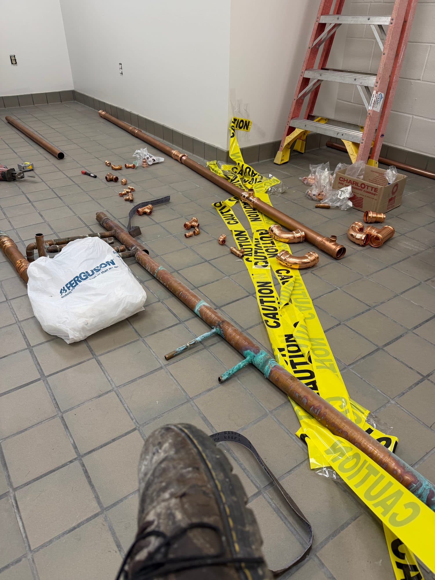USPS Cape Coral remodel water repipe 2
