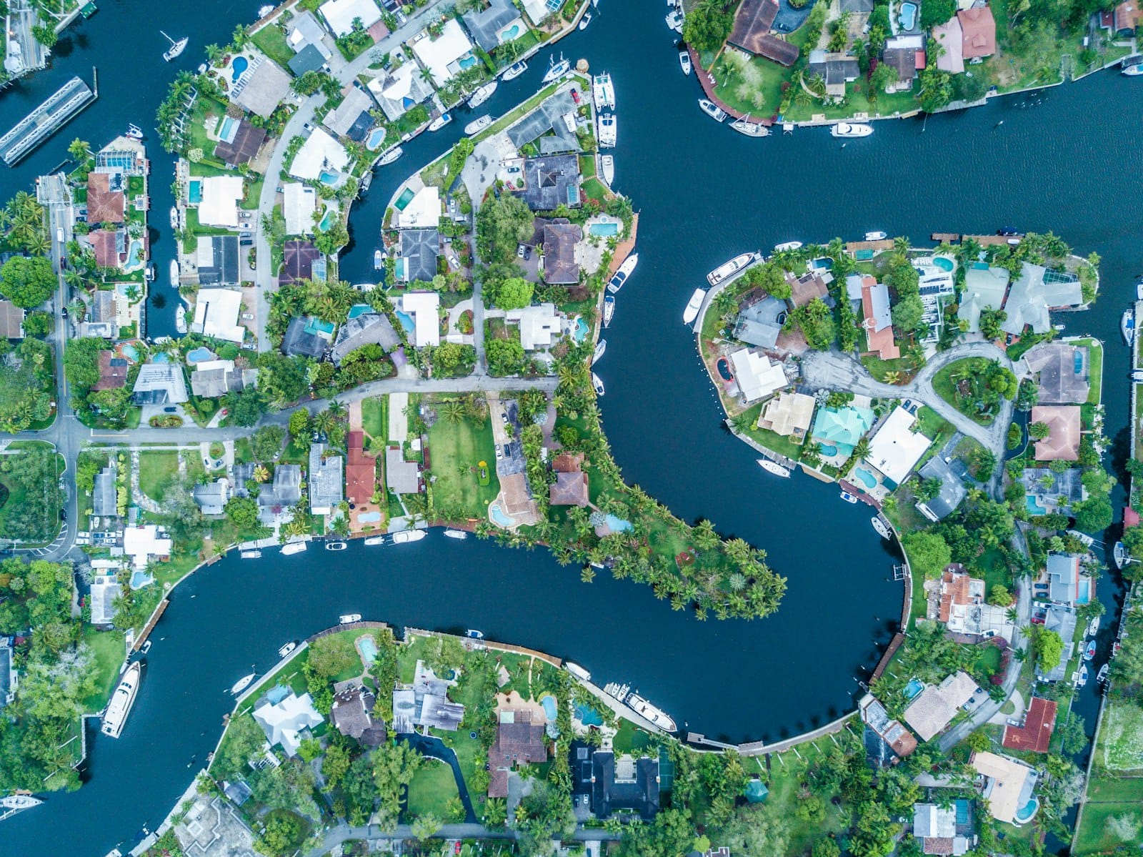 Aerial view of Port Charlotte, FL