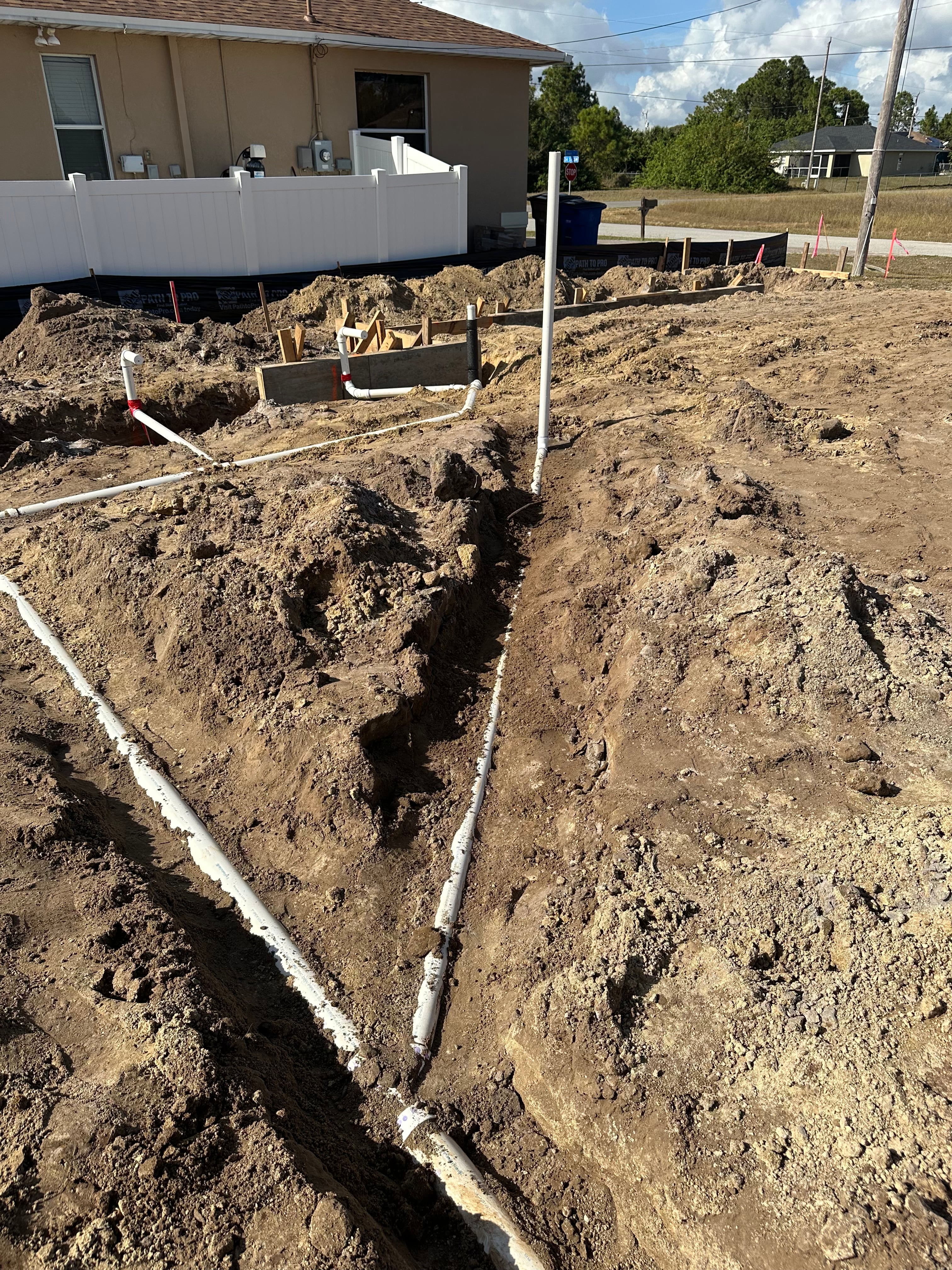 C&S Plumbing new construction site in Southwest Florida