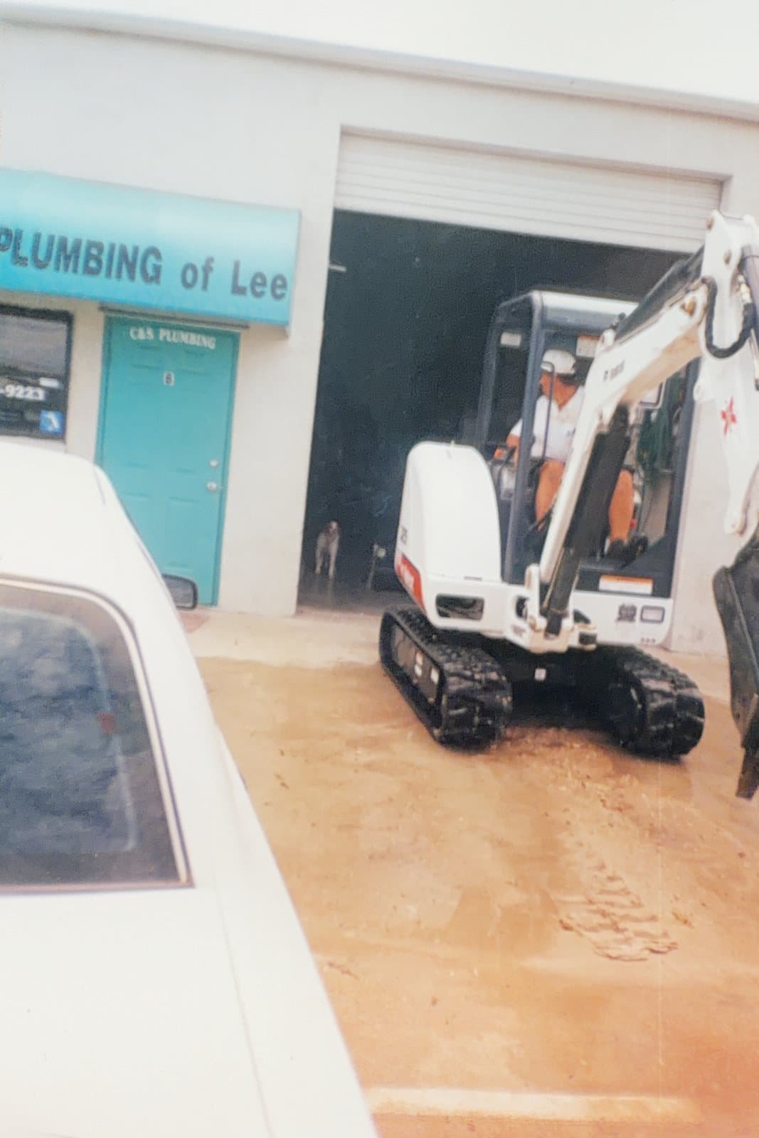 The original C&S Plumbing of Lee shop in the early days